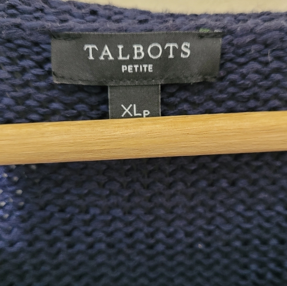 Talbots Embroidered Weekend Sweater Size XLP - Picture 7 of 8